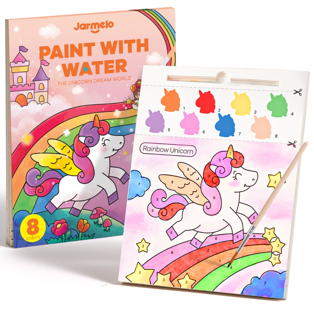 Watercolour Painting Book - 20 Pages & Paint Brush
