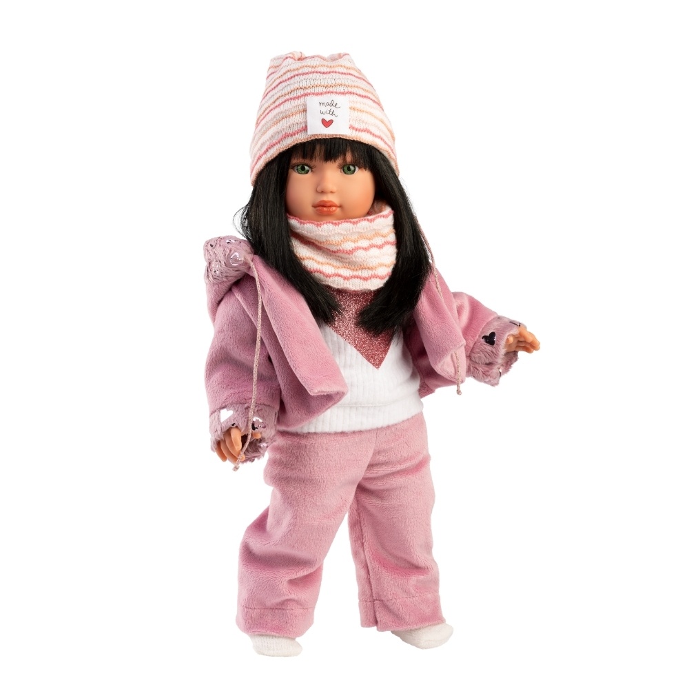 Baby Girl Doll with Outfit & Accessories: Greta - 40cm