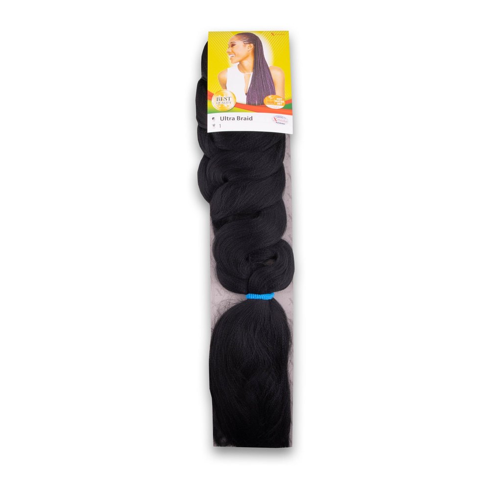X-Pression Ultra Braid 82 Inch Colour 1 - 12 x 165g Packs