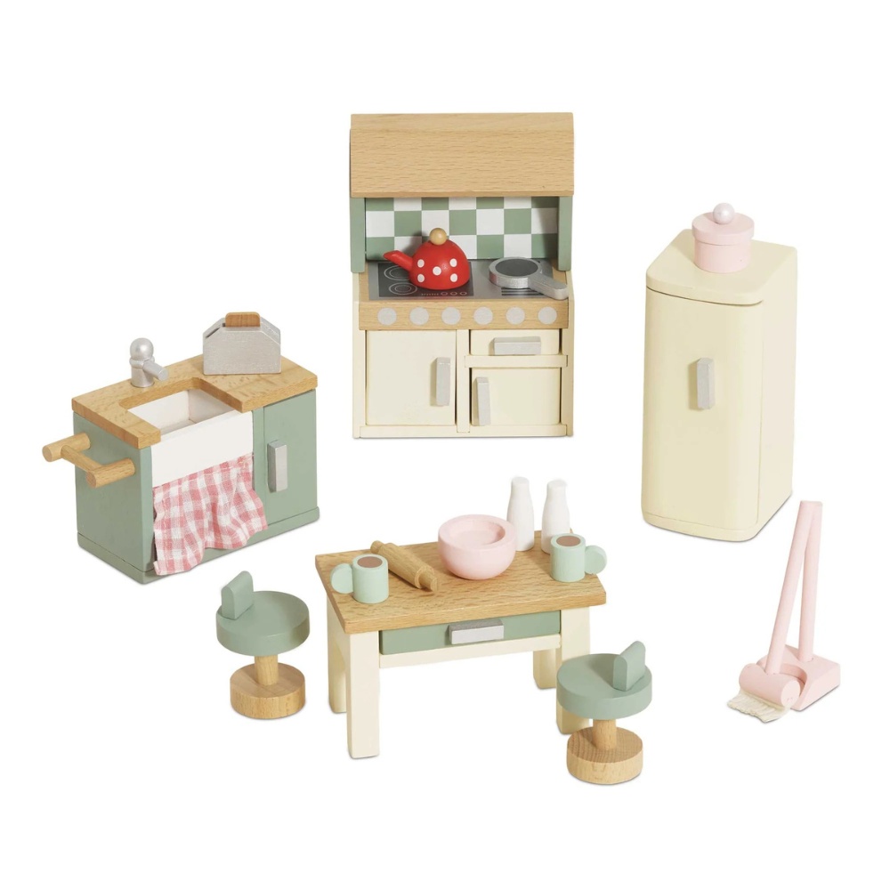 Dolls House Furniture: Kitchen - 20pcs