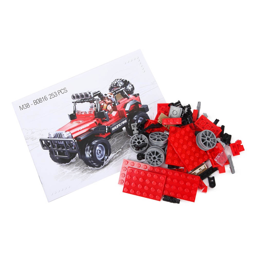 Sluban Building Set: Model Bricks - Jeep - 253pcs