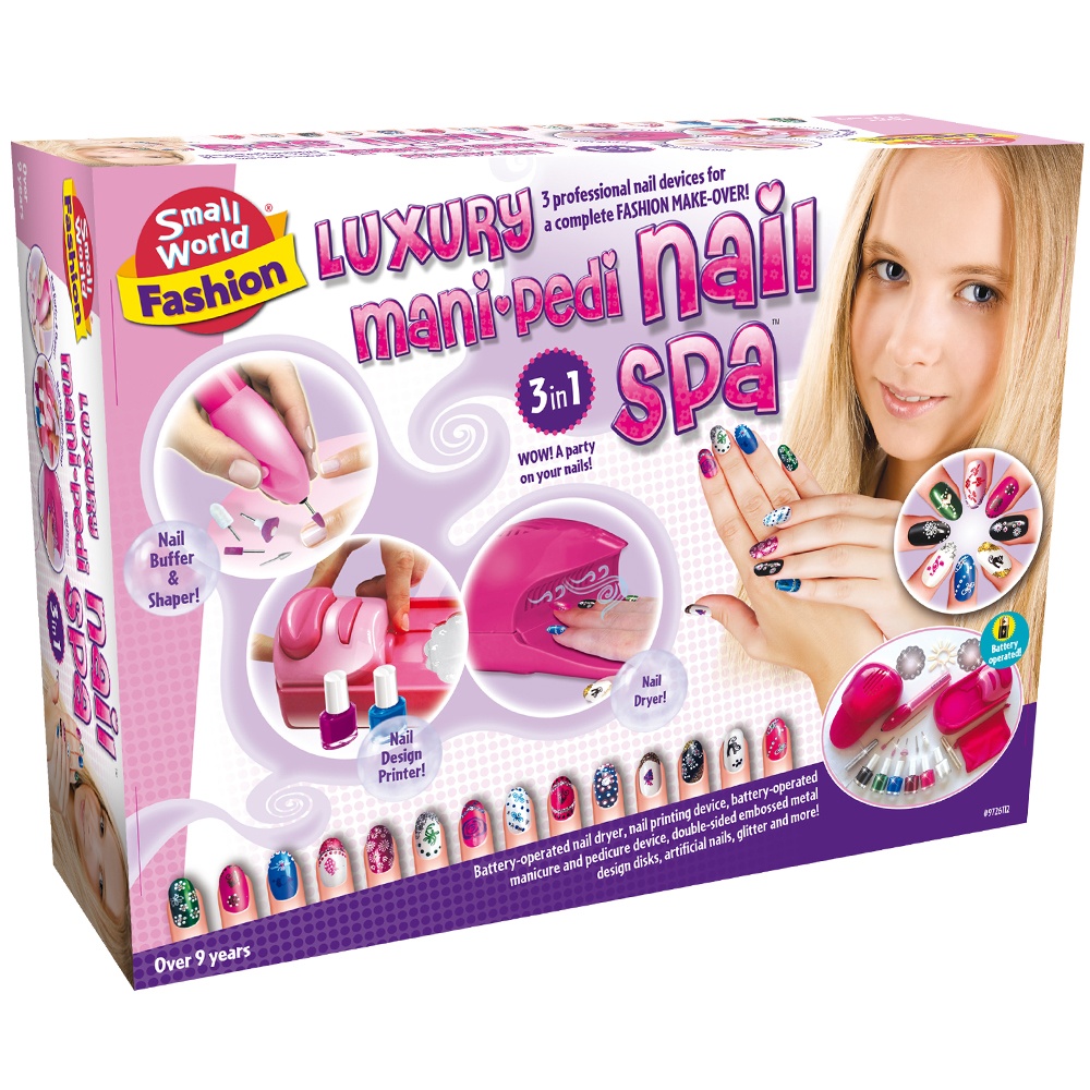 Small World Toys - Luxury Mani-Pedi Nail Spa Set -**