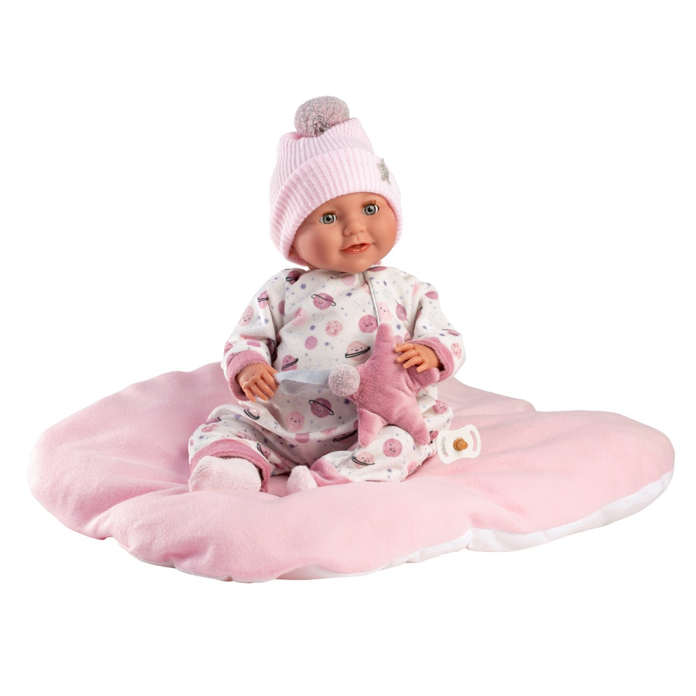 Baby Girl Doll with Clothing & Cushion: Heidi - 42cm