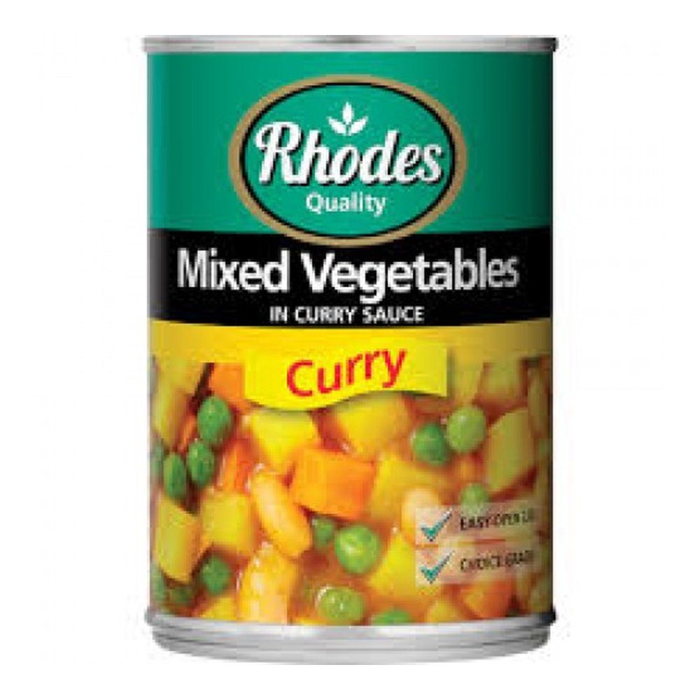 Rhodes Mixed Vegetables in Curry Sauce - 12 x 400g