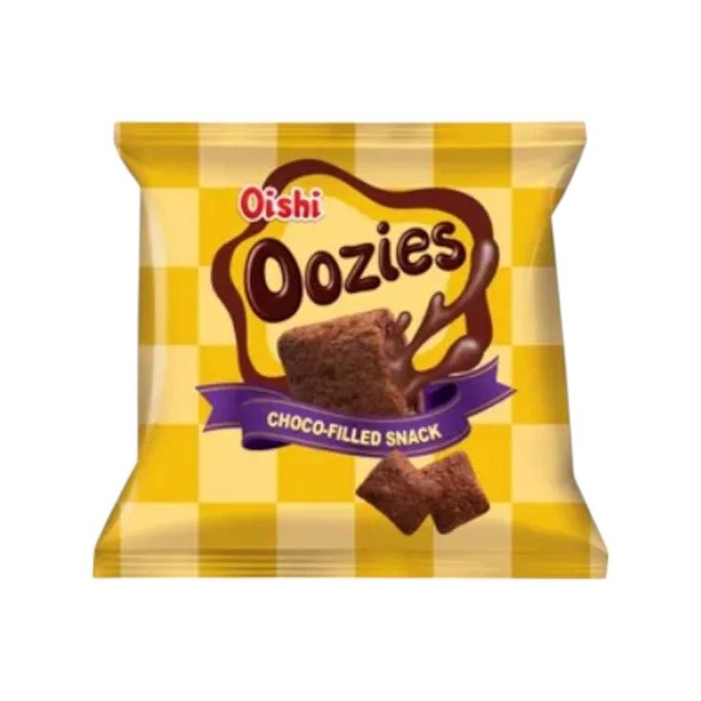 Oishi Oozies Chocolate-Filled Snacks - 50 x 14g