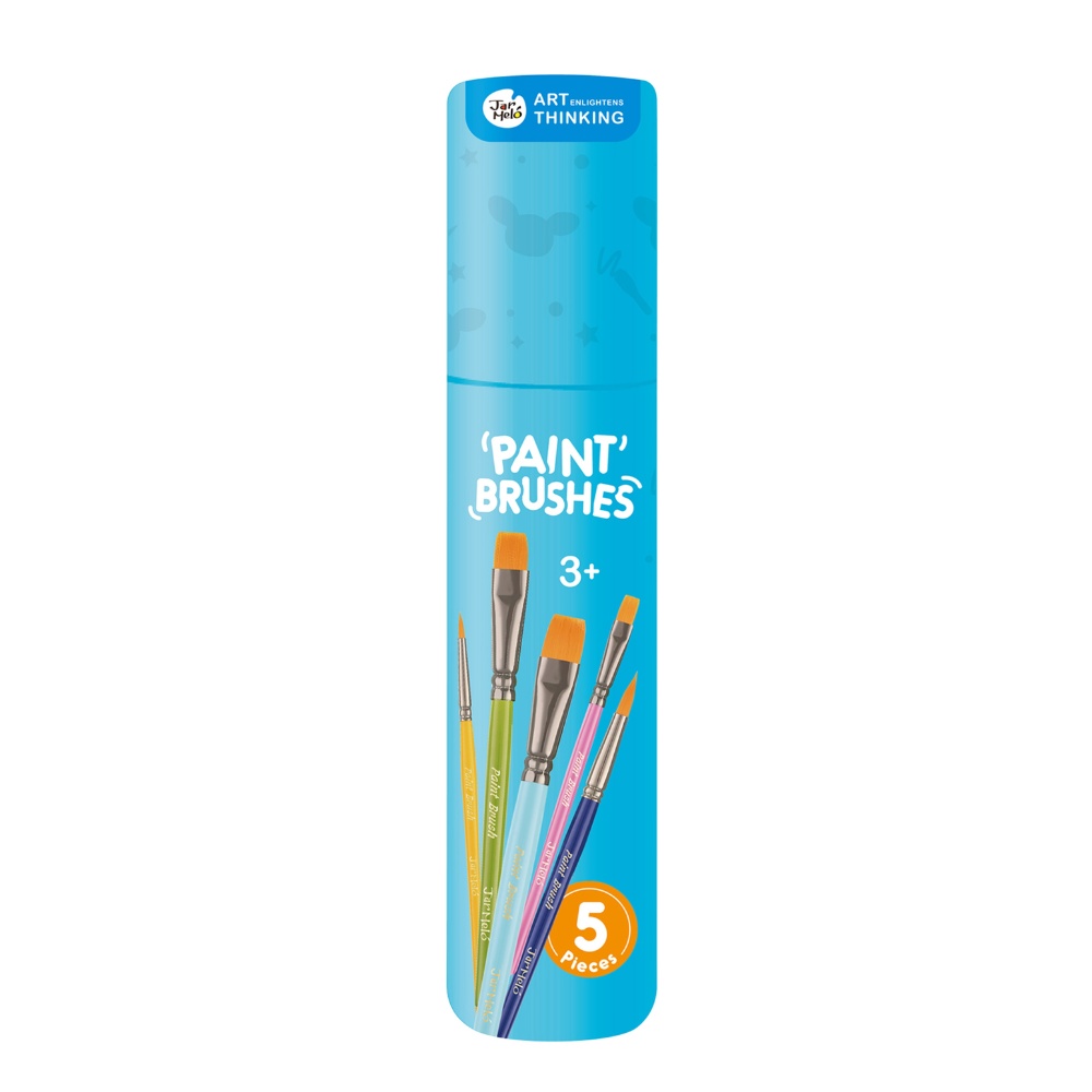 Paint Brushes Set - 5 Pieces Kids Art Brushes