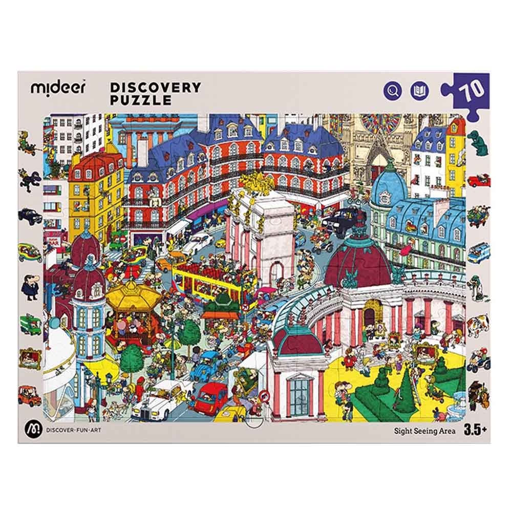 Big City Small City Discovery Puzzle: 70 Pieces