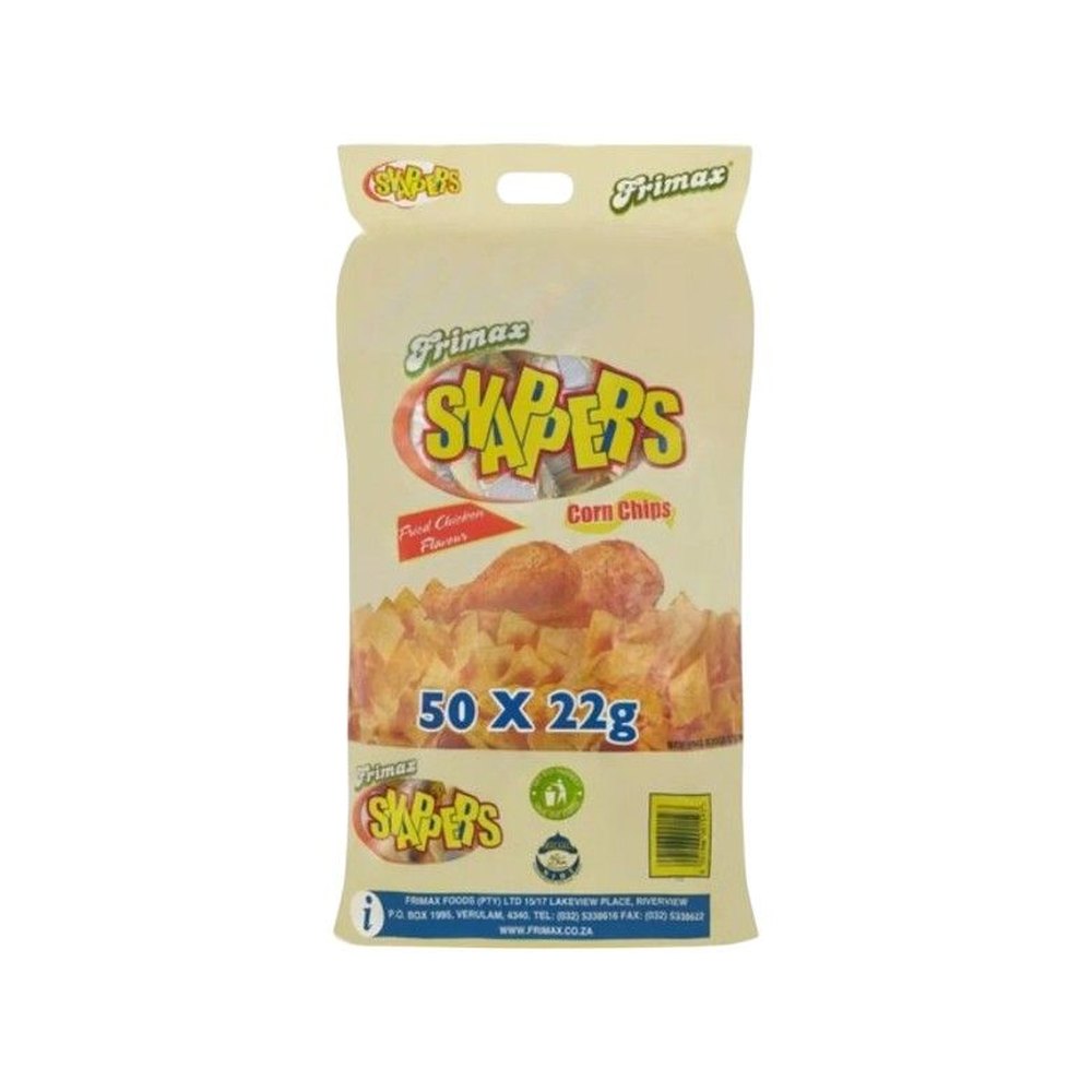 Frimax Snappers Chicken Corn Snacks - 50 x 22g
