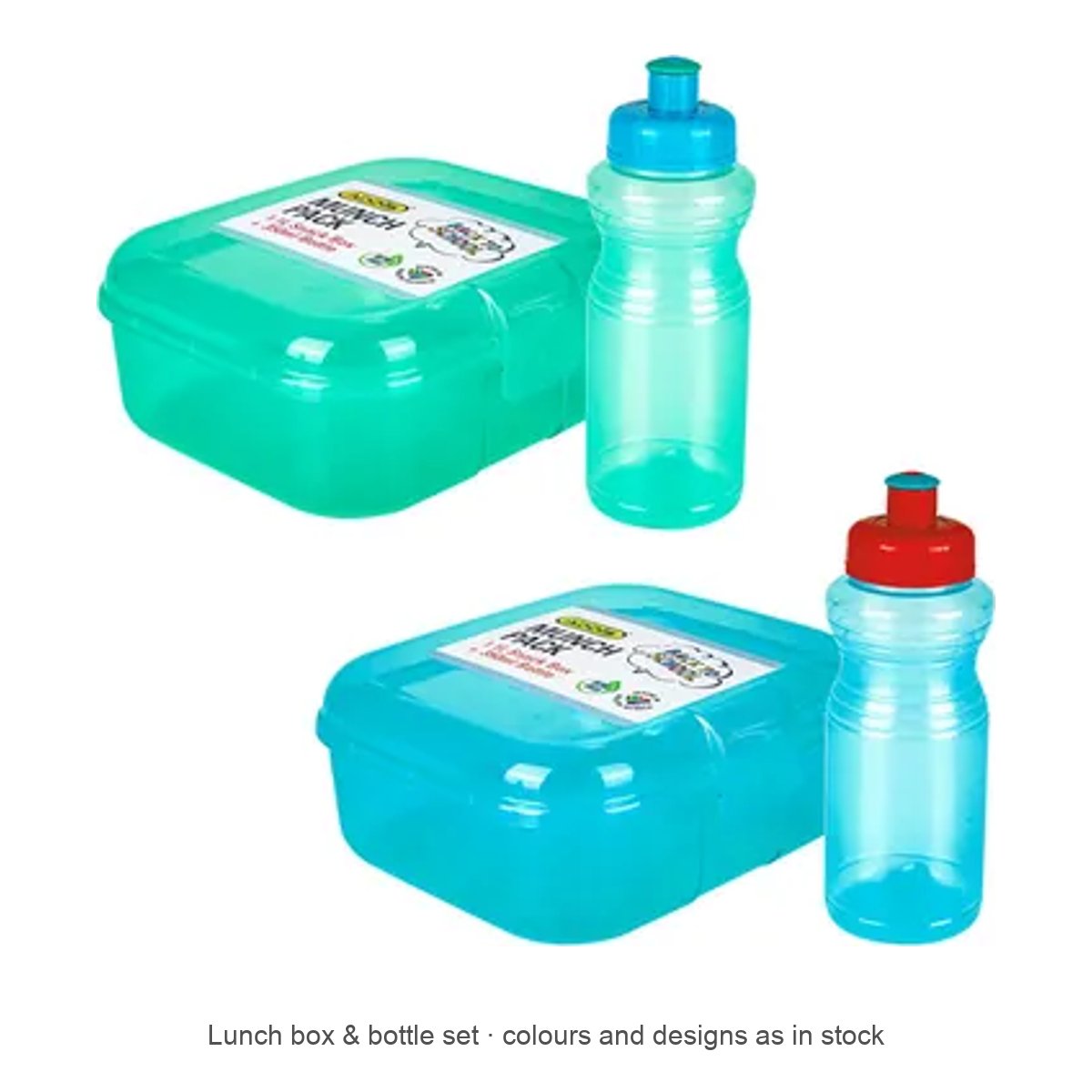 Lunch Box & Bottle School Combo