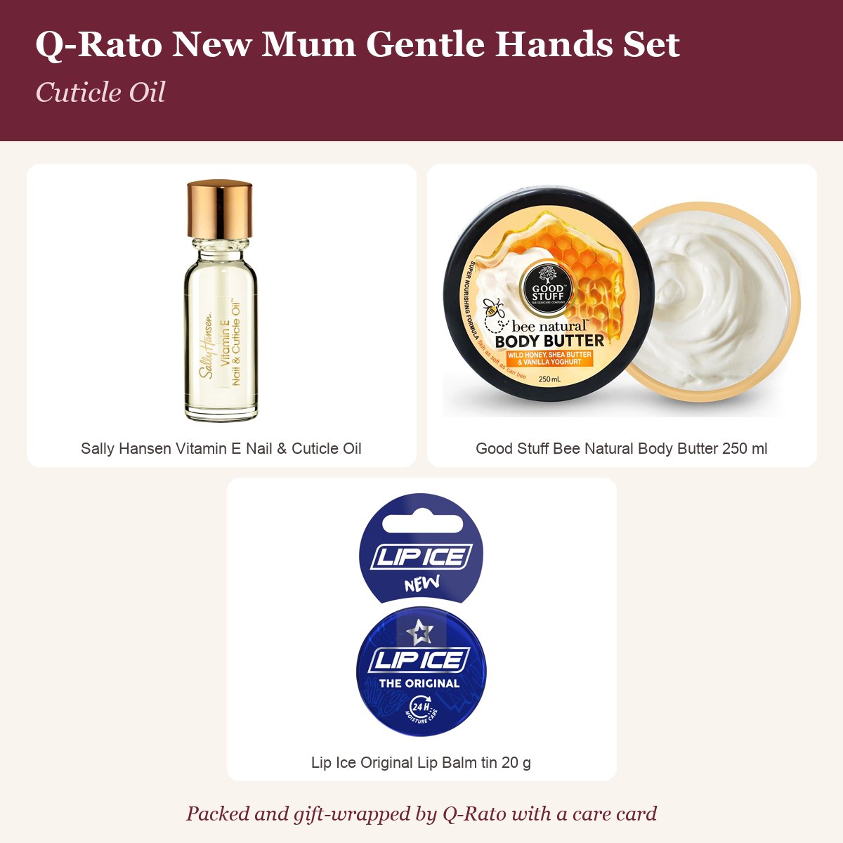 Q-Rato New Mum Gentle Hands Set