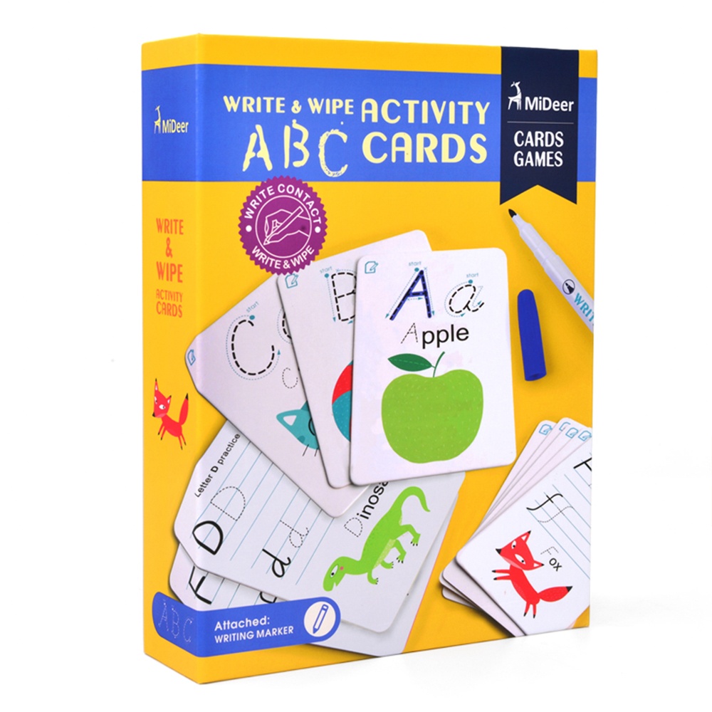 Mideer - Write & Wipe Cards - ABC Alphabet