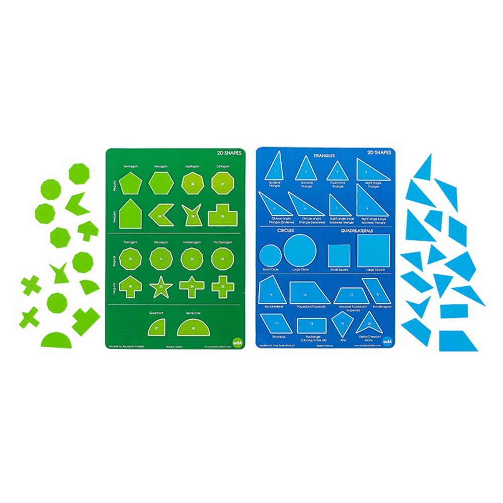 2D Shape Set - 2D Shapes & Posters