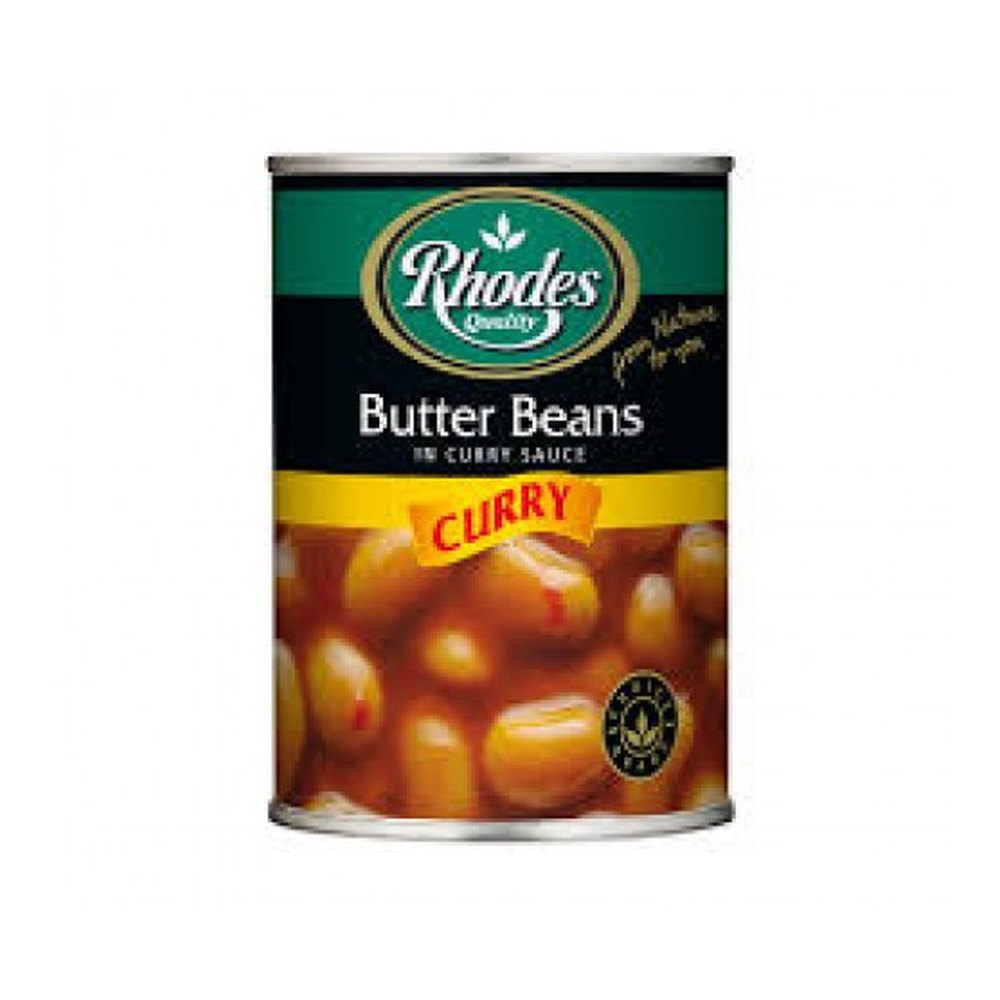400g Rhodes Butter Beans In Curry Sauce — 12 units