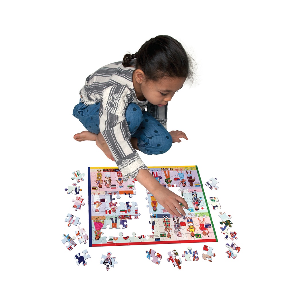 Children of the World - 100 Piece Jigsaw Puzzle for Kids