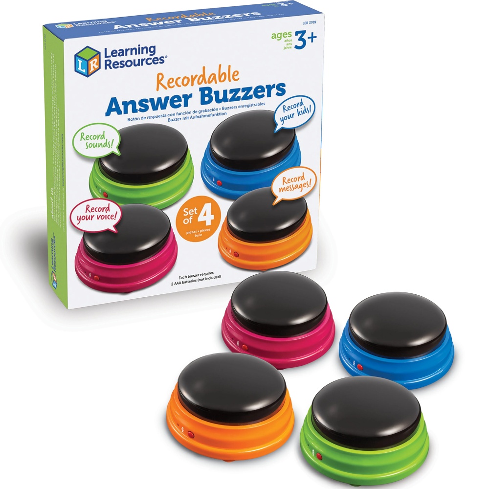 Recordable Answer Buzzers (Set of 4)