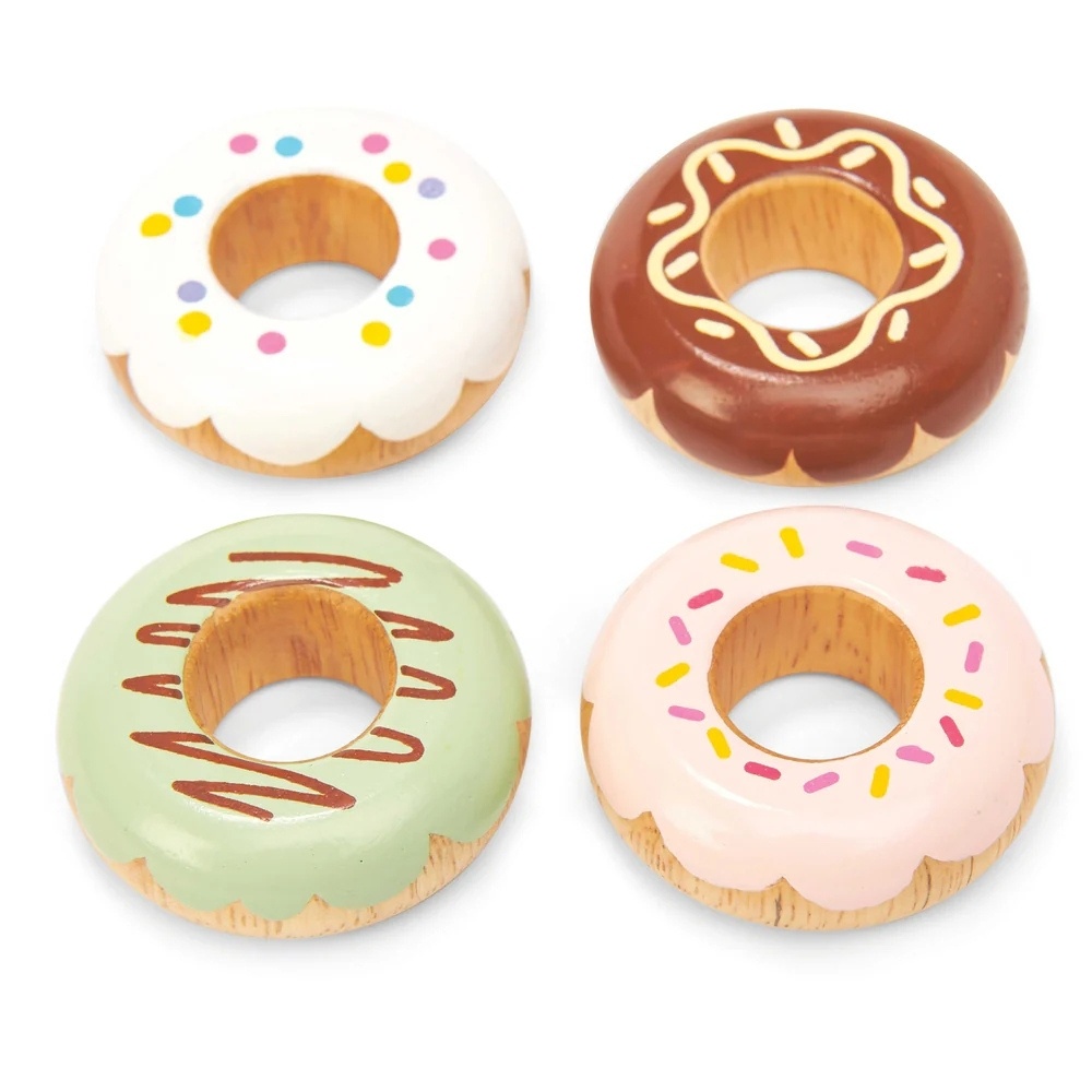 Wooden Doughnuts Play Food Set