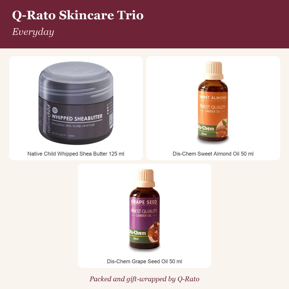 Q-Rato Skincare Trio