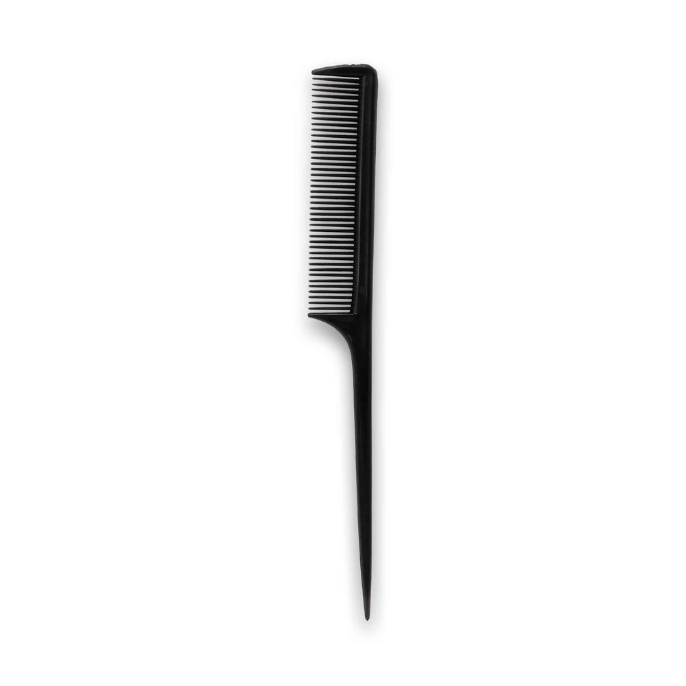 Unbranded Black Rat Tail Comb - 12 Supplier Packs