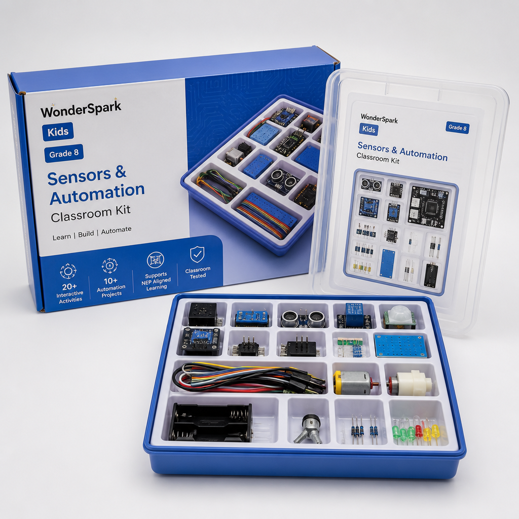 Grade 8 Sensors & Automation Classroom Kit