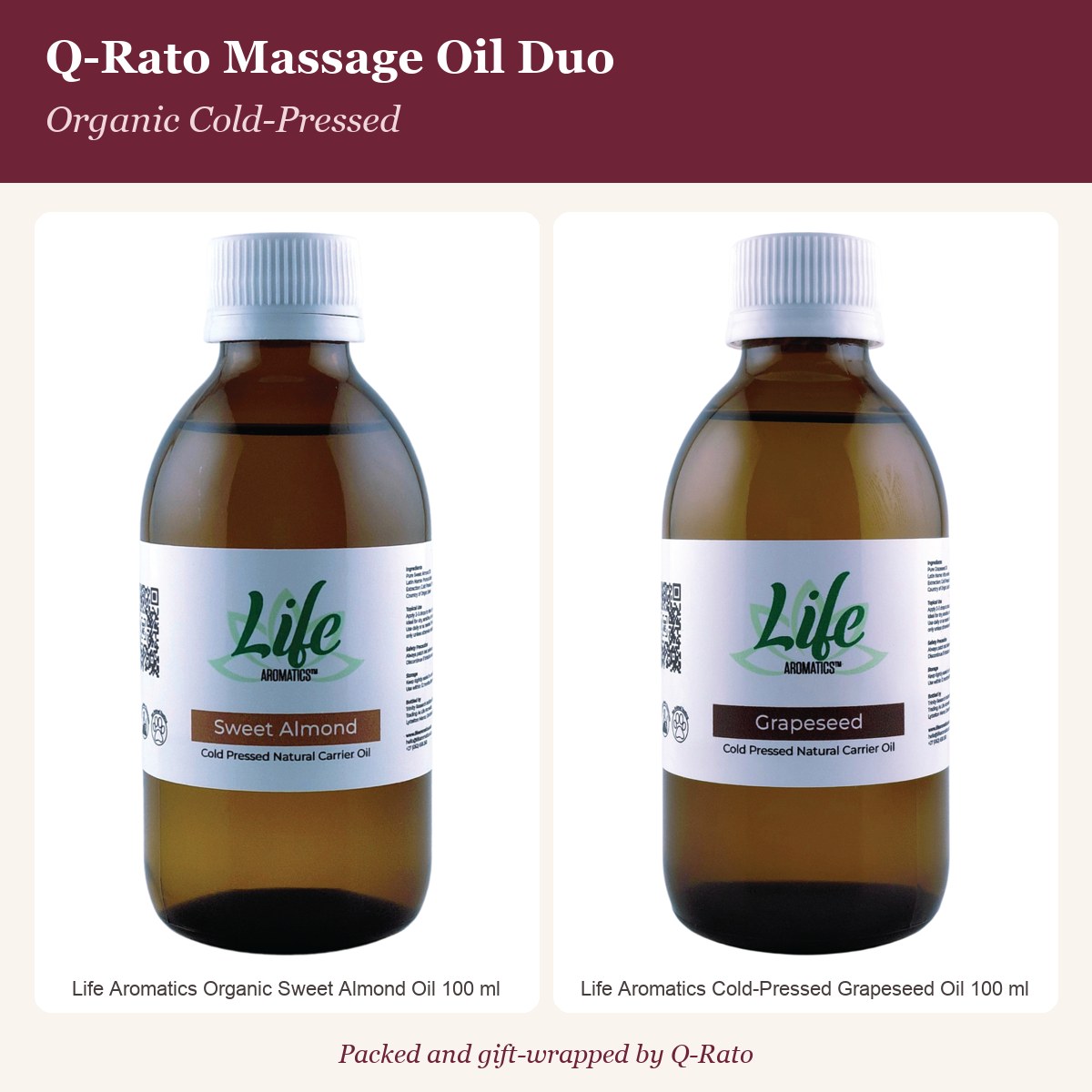 Q-Rato Massage Oil Duo
