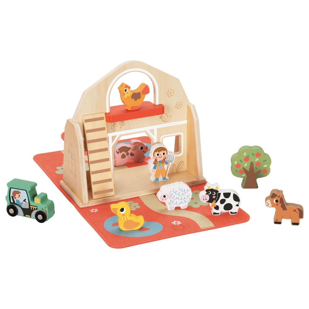 Farm Animals Story Box Play Set