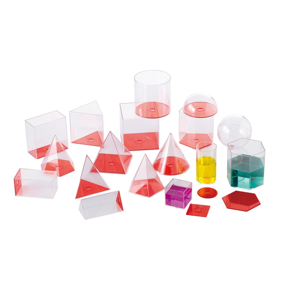 10cm Geometric Solids (17) with lids