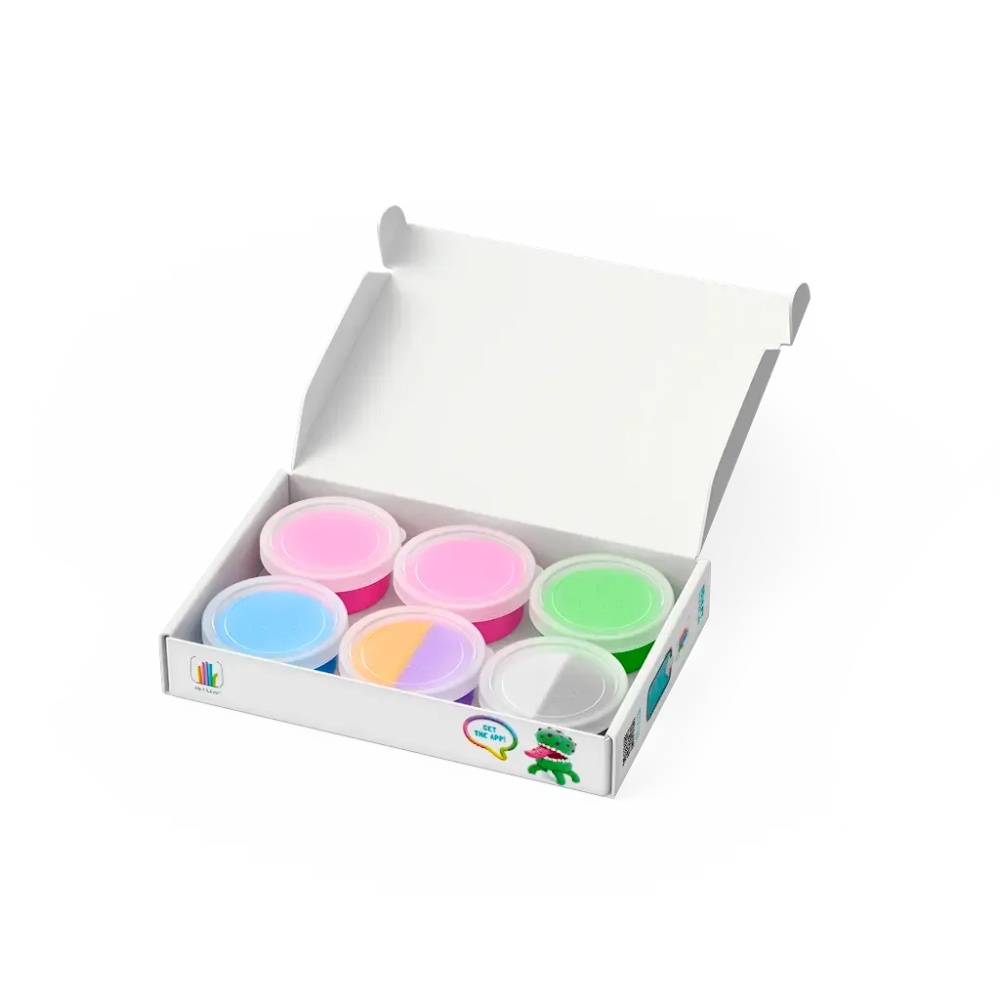 Modelling Air-Dry Clay with Fun Interactive App - Burger, Trio, Scorpio, Series Aliens, 6 cans
