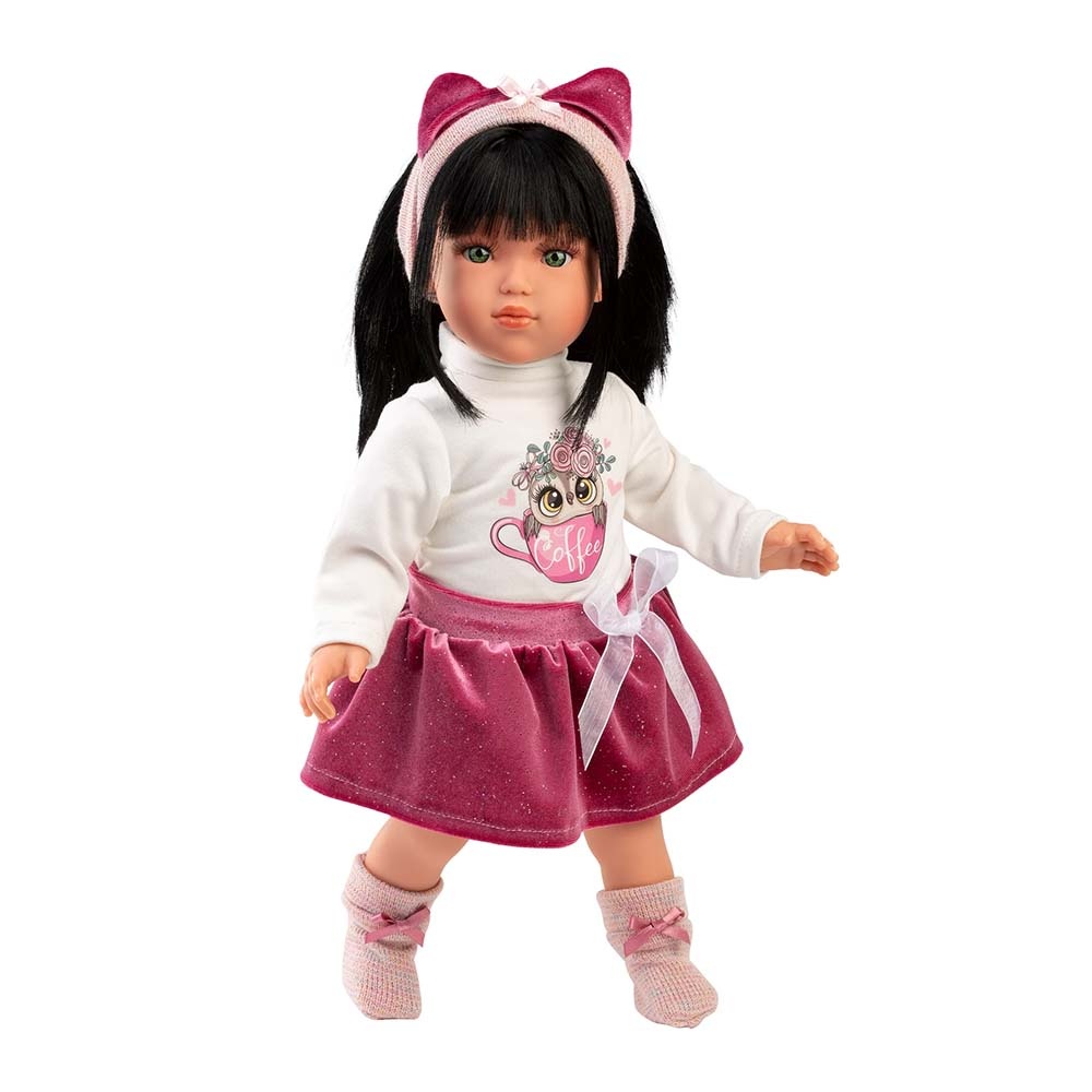 Baby Girl Doll with Clothing & Accessories: Greta - 40cm