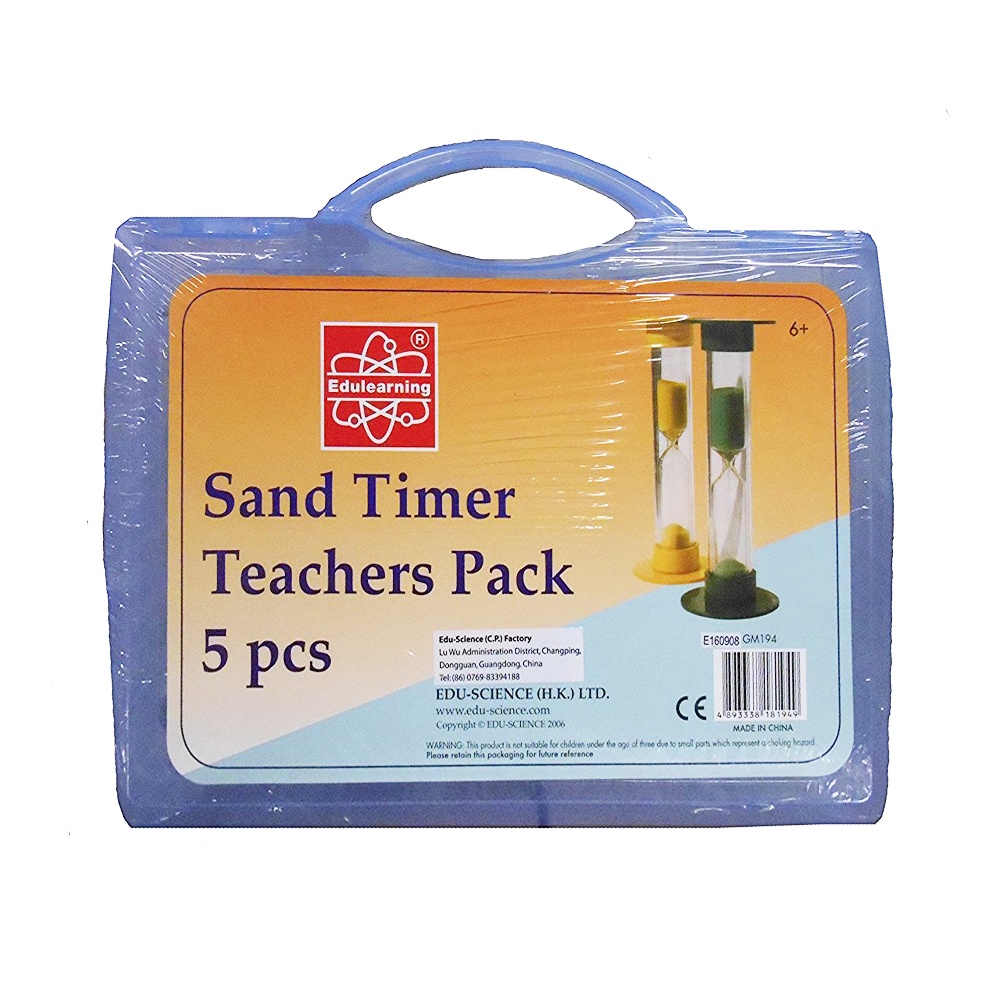 Edu-Toys - Sand Timer Teachers Pack 5 Pieces