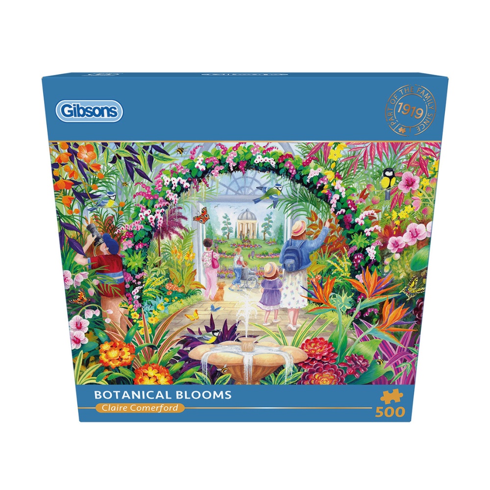 Gibsons - Botanical Blooms - 500 Piece Jigsaw Puzzle