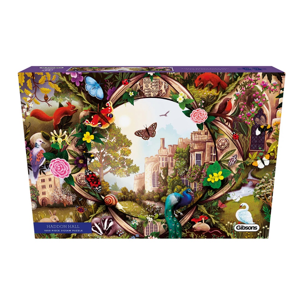Gibsons - Haddon Hall - 1000 Piece Jigsaw Puzzle