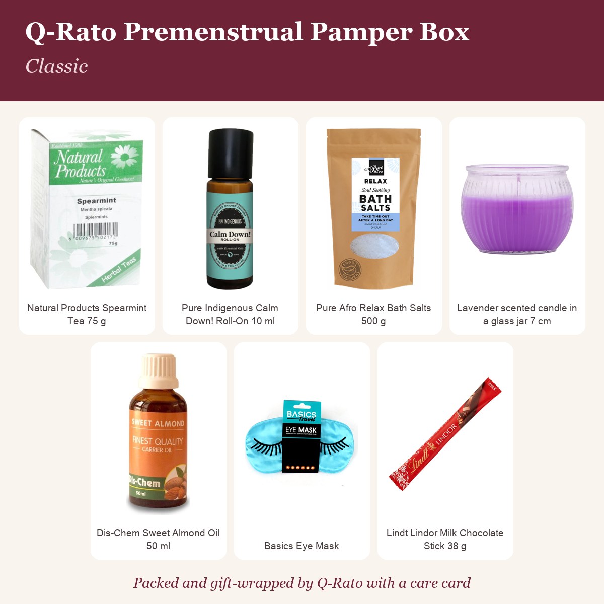 Q-Rato Premenstrual Pamper Box