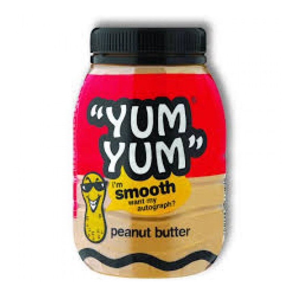 Yum Yum Smooth Peanut Butter - 12 x 250g