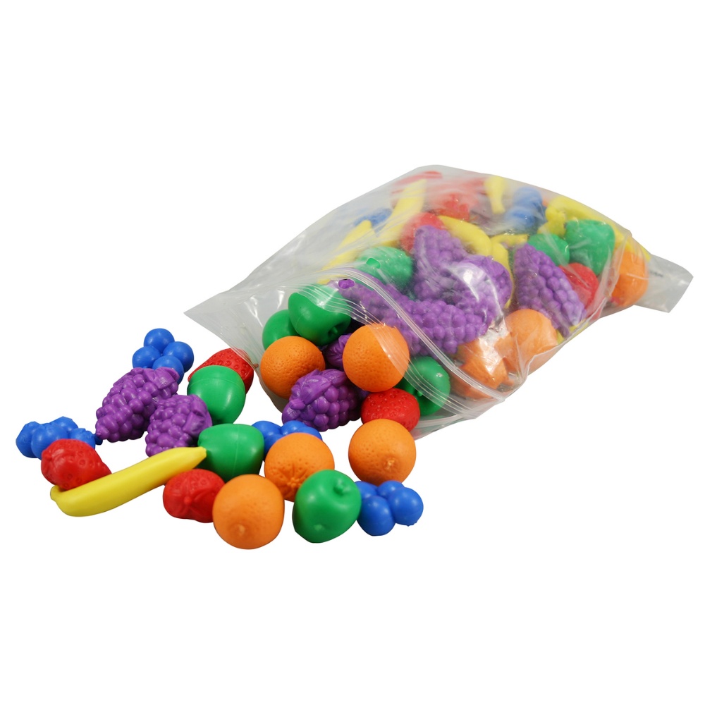 Counters - Fruit 6 Colours - 108pcs Pbag