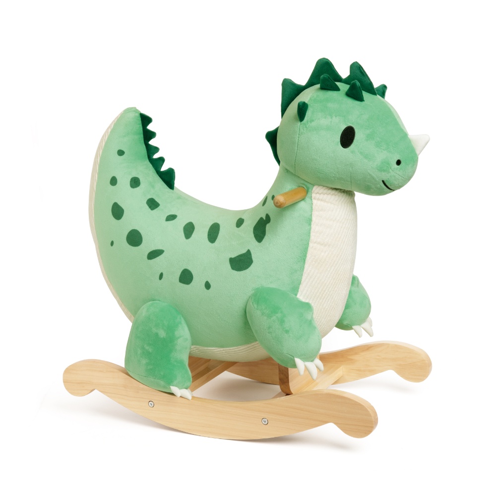 Wooden Rocking Dinosaur - 64 x 31 x 60 cm