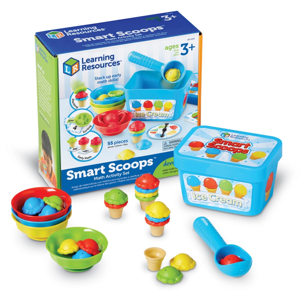 Smart Scoops: Maths Stacking Fine Motor Toy for Toddlers
