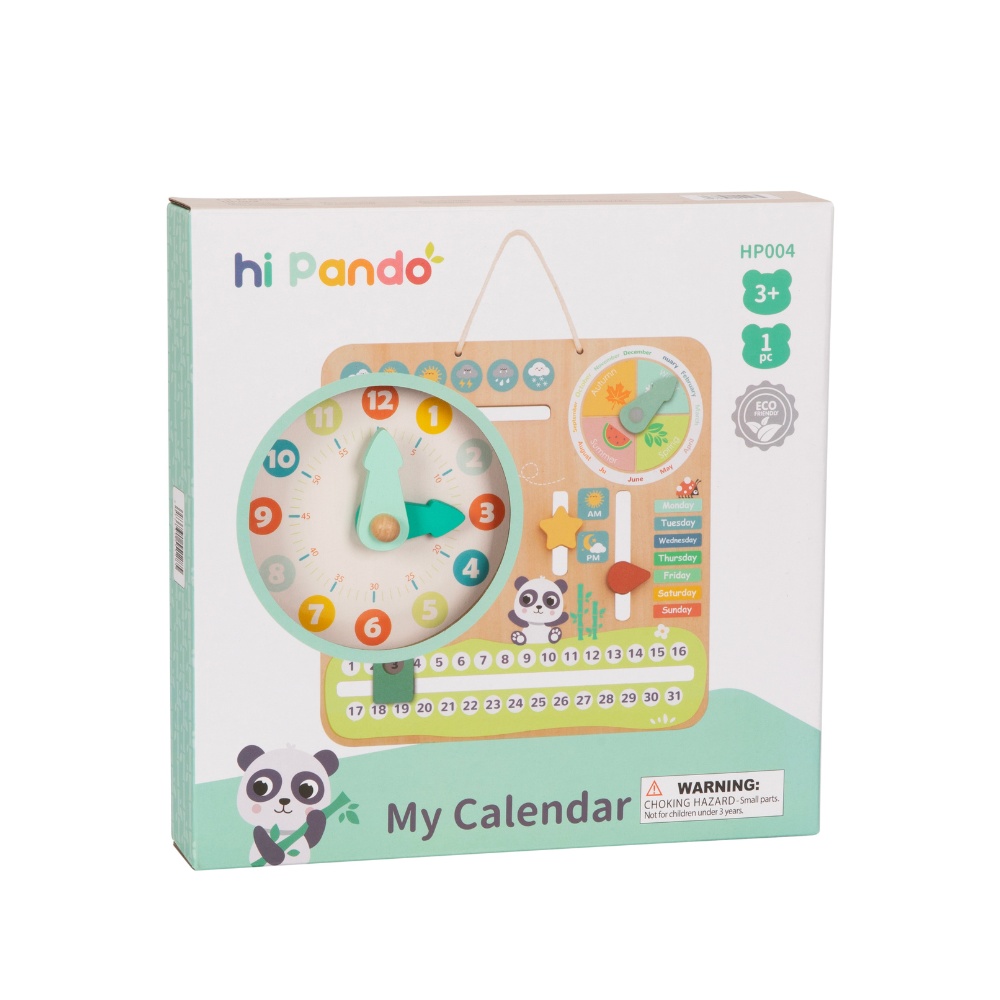 hi Pando - Interactive Wooden Time and Seasons Calendar