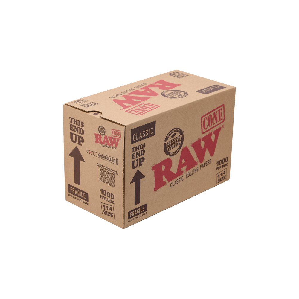 RAW 1¼ Cones (1000 units)