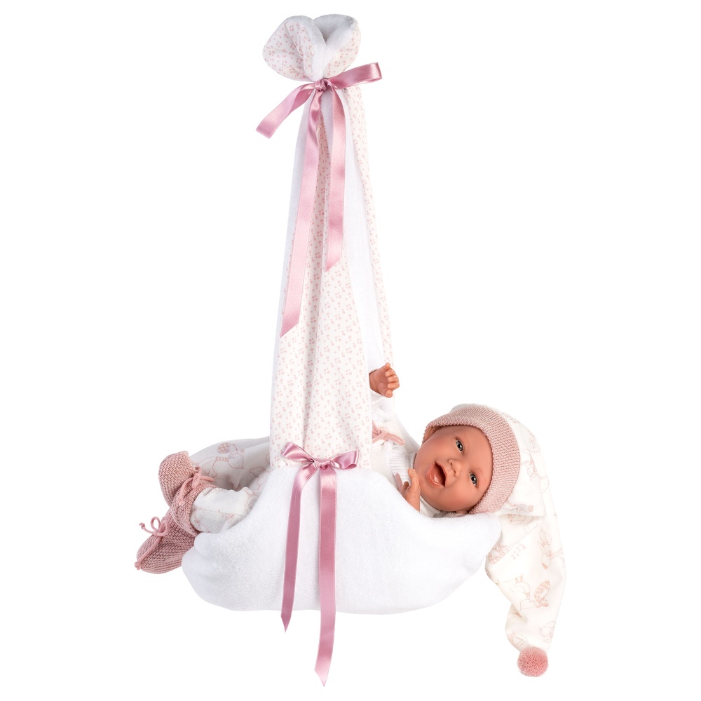 Baby Girl Doll with Baby Swing, Clothing & Accessories: Mimi - 42cm