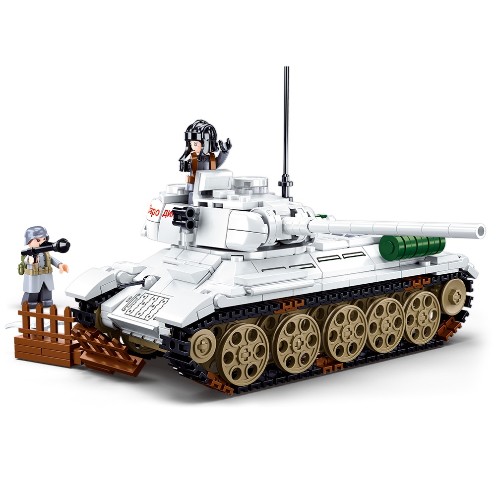 Sluban Building Set: WWII - T-34/85 Medium Tank - 518pcs