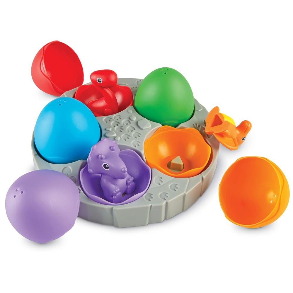 Babysaurs Dinosaur Set: Counting Colour Sorting Toy for Toddlers