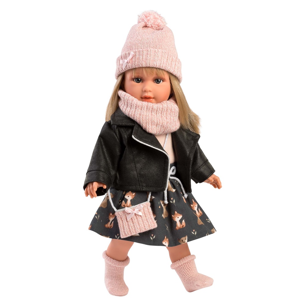 Baby Girl Doll with Outfit & Accessories: Carla - 40cm