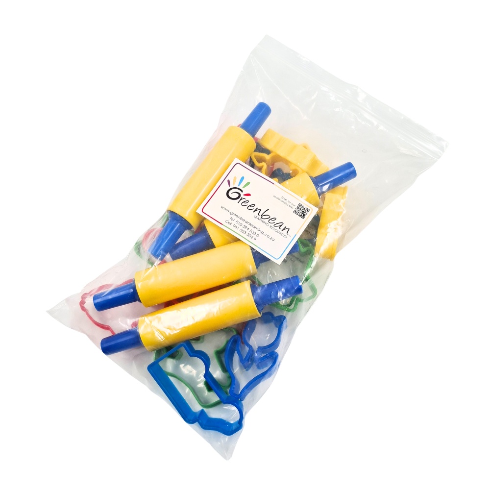 Greenbean - Extra Large Cookie Cutter & Rolling Pin Set - 20pcs