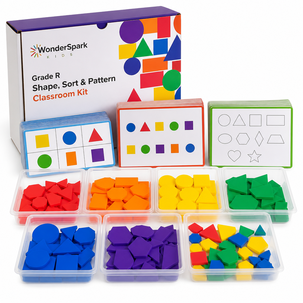 Grade R Shape, Sort & Pattern Classroom Kit