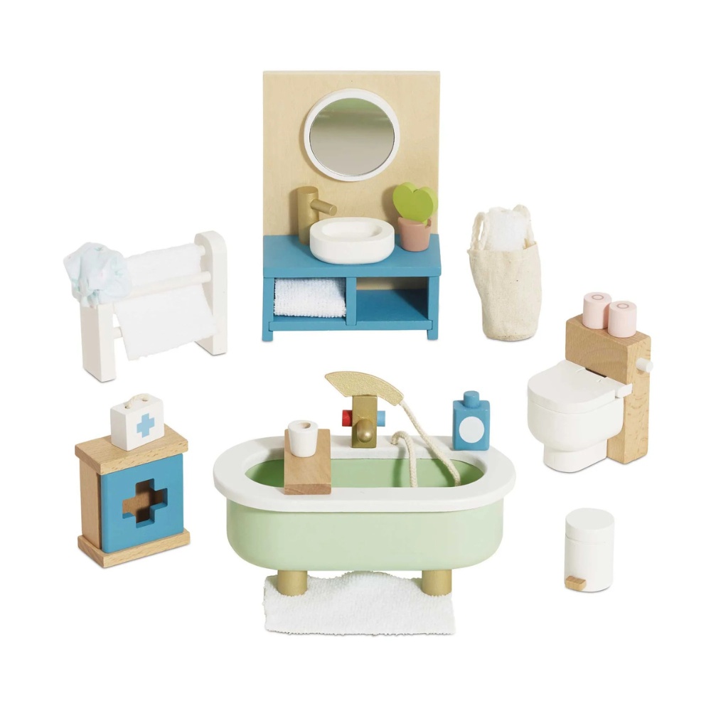 Dolls House Furniture: Bathroom - 19pcs