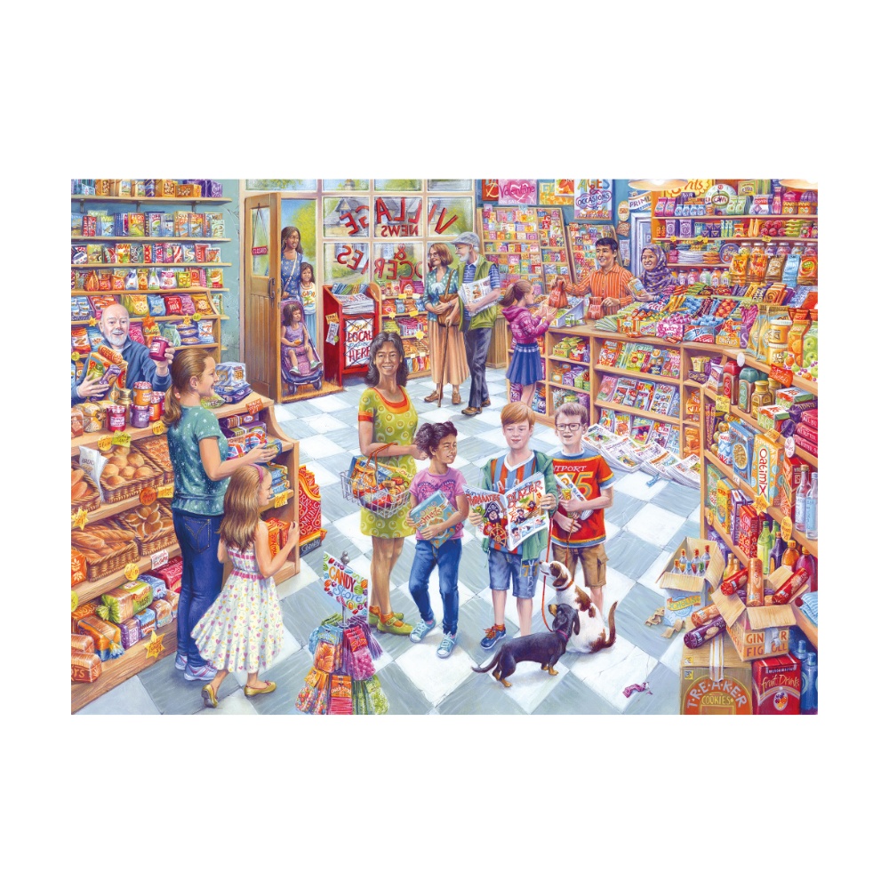 Gibsons - Village News - 1000 Piece Jigsaw Puzzle