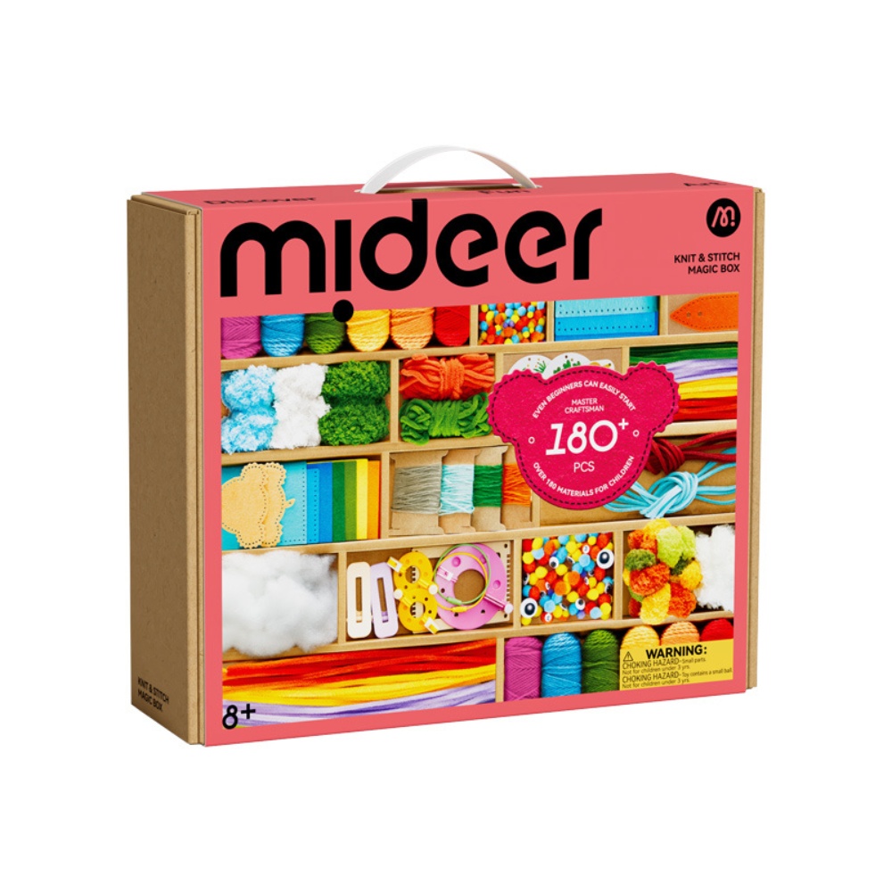 Arts & Crafts Box for Kids - DIY Craft Kit 180+ Pieces