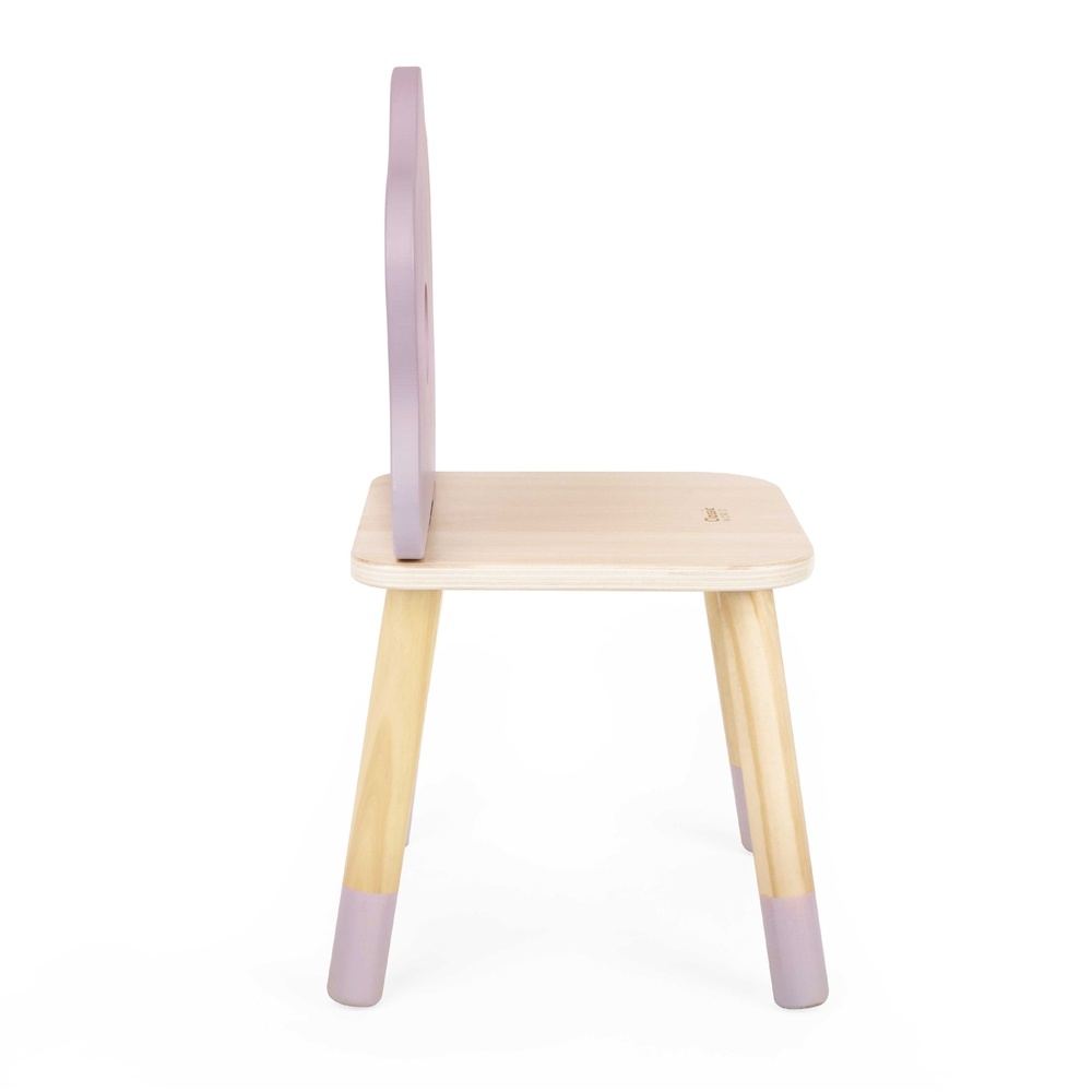 Wooden Kids Grace Chair - Flower - 28 x 28 x 50.1 cm