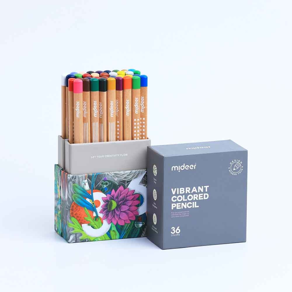 Vibrant Coloured Pencil