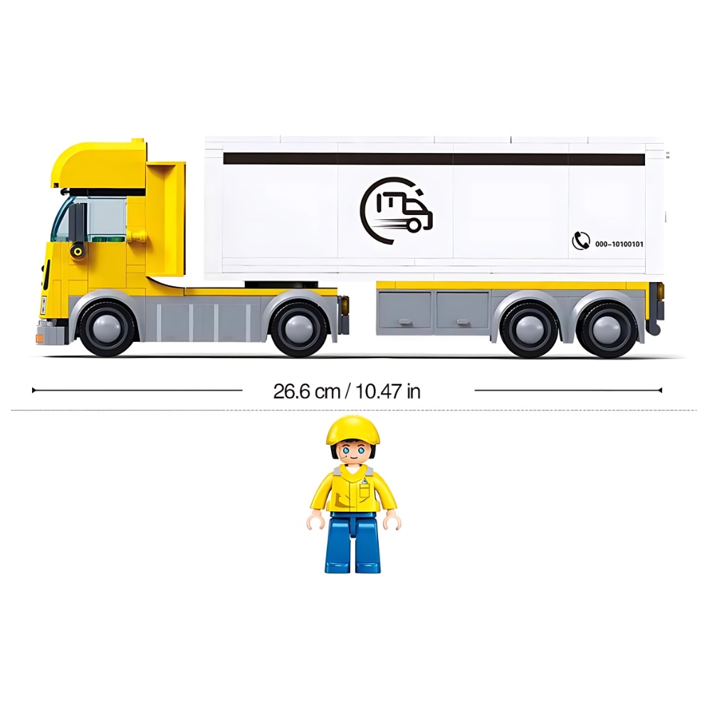 Sluban Building Set: Metropolis - Delivery Truck - 269 Pieces